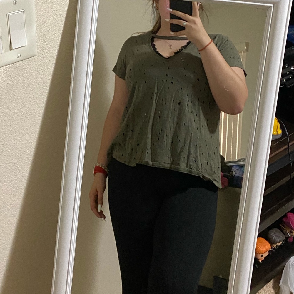 Distressed Torrid Shirt